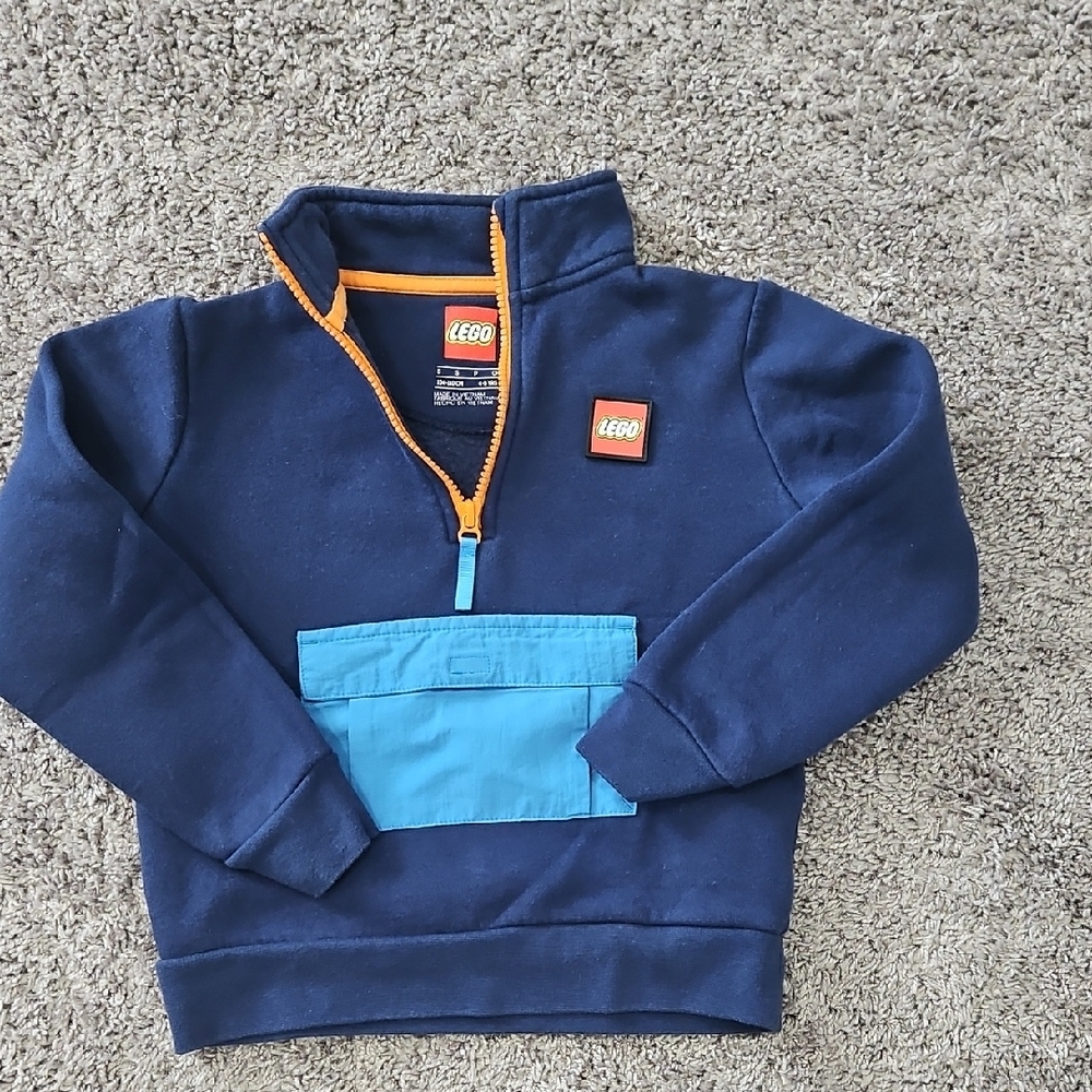 LEGO Kids' Navy and Blue Pullover